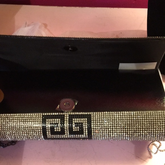 NWT Ladies bling clutch with bling choker - Picture 7 of 9